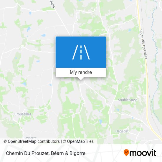 Chemin Du Prouzet plan