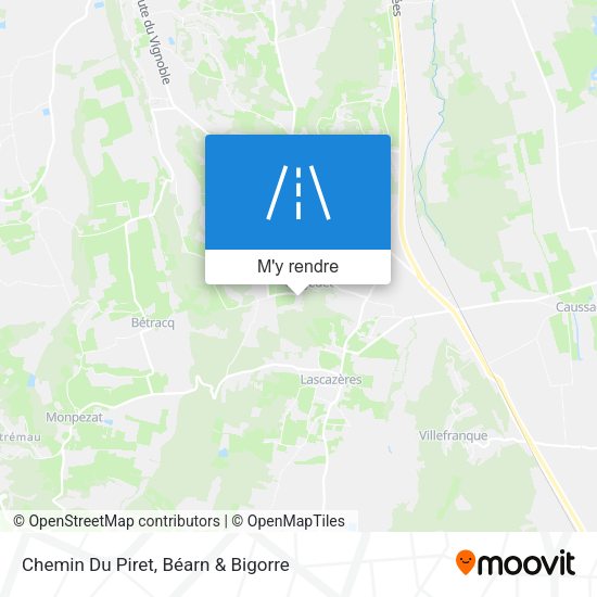 Chemin Du Piret plan