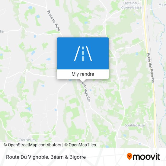 Route Du Vignoble plan