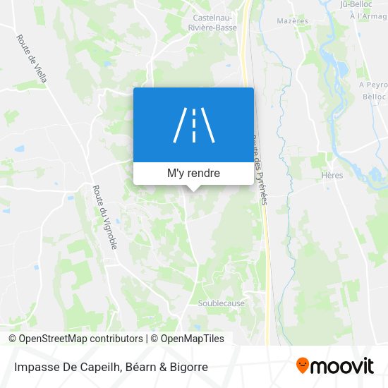 Impasse De Capeilh plan