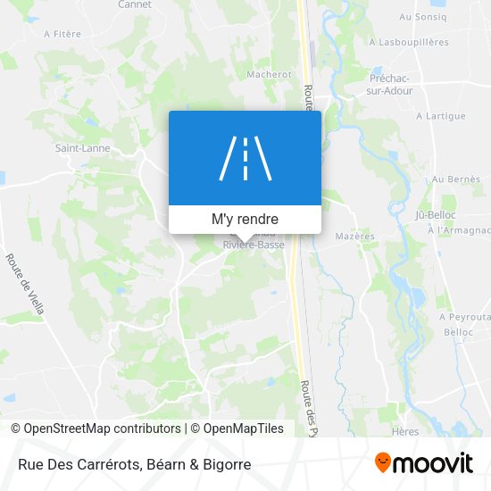 Rue Des Carrérots plan