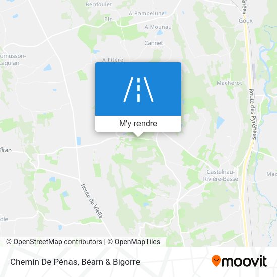 Chemin De Pénas plan