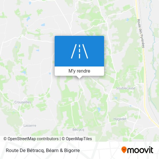 Route De Bétracq plan