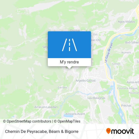 Chemin De Peyracabe plan
