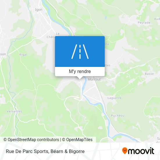 Rue De Parc Sports plan