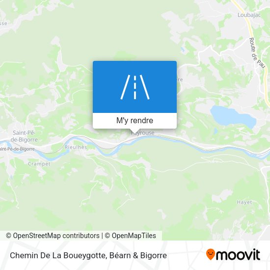 Chemin De La Boueygotte plan