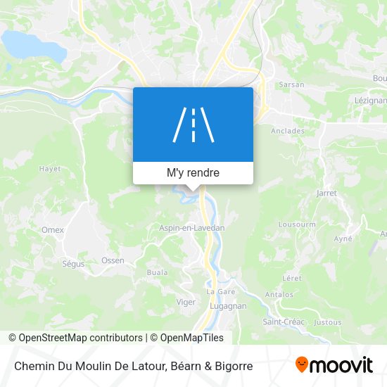 Chemin Du Moulin De Latour plan