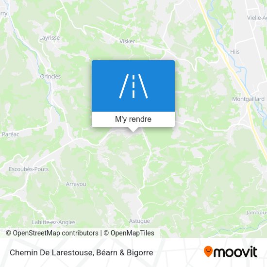 Chemin De Larestouse plan