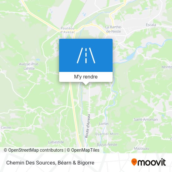 Chemin Des Sources plan
