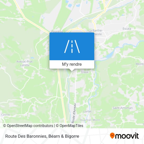 Route Des Baronnies plan