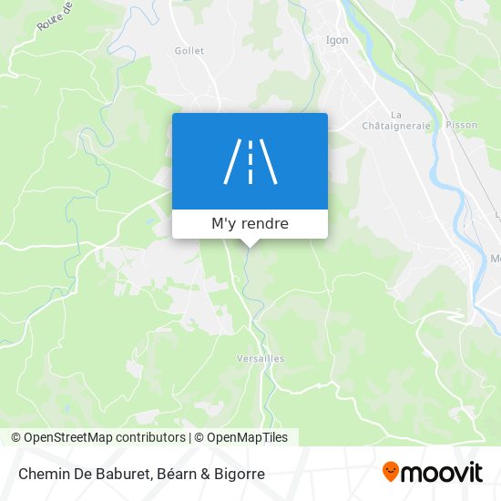 Chemin De Baburet plan
