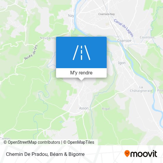 Chemin De Pradou plan
