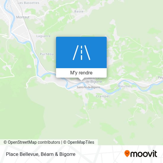 Place Bellevue plan