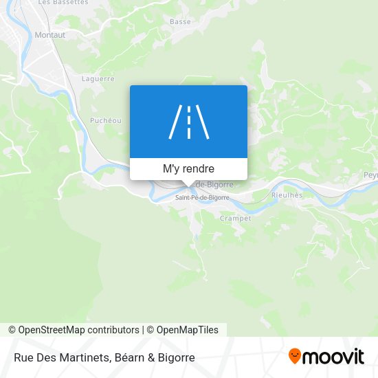 Rue Des Martinets plan