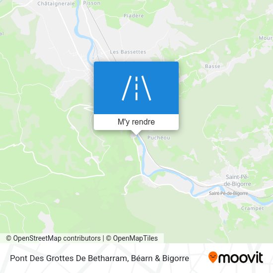 Pont Des Grottes De Betharram plan