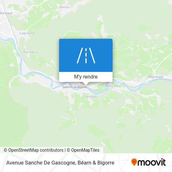 Avenue Sanche De Gascogne plan