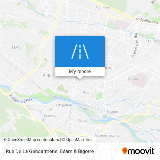 Rue De La Gendarmerie plan