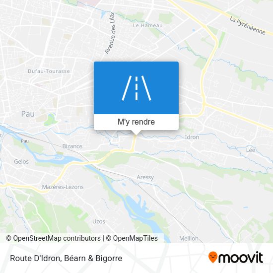 Route D'Idron plan