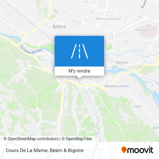 Cours De La Marne plan