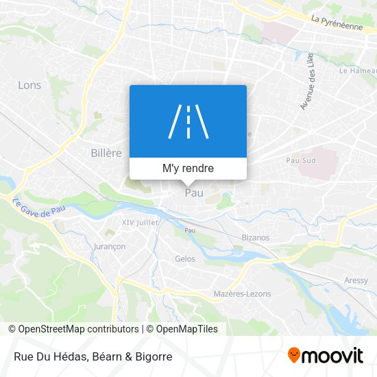 Rue Du Hédas plan