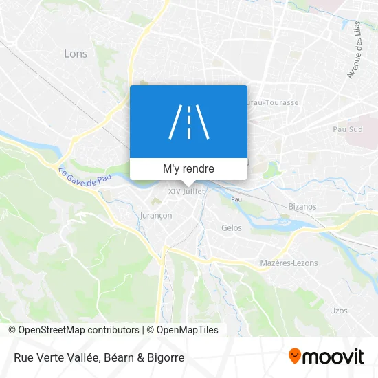 Rue Verte Vallée plan