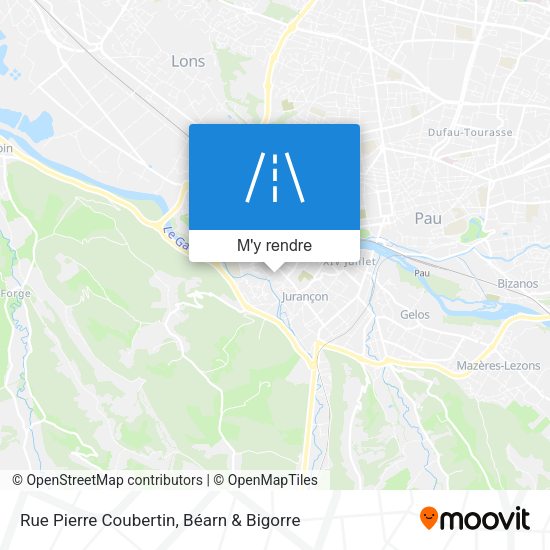 Rue Pierre Coubertin plan