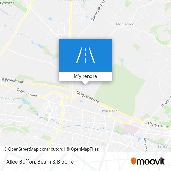 Allée Buffon plan