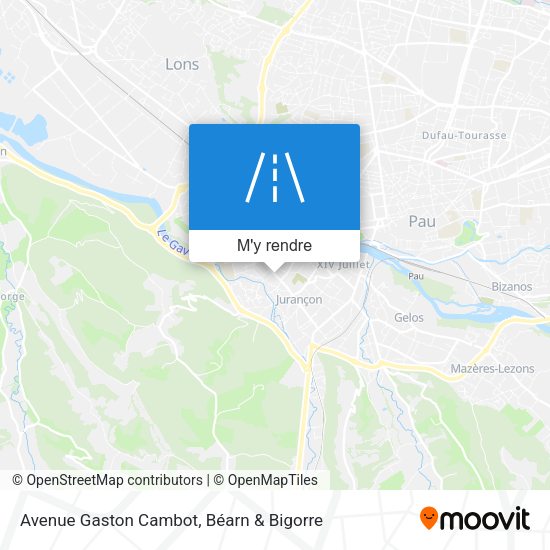 Avenue Gaston Cambot plan