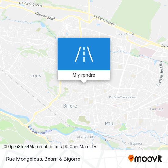 Rue Mongelous plan