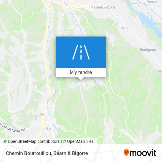 Chemin Bourrouillou plan