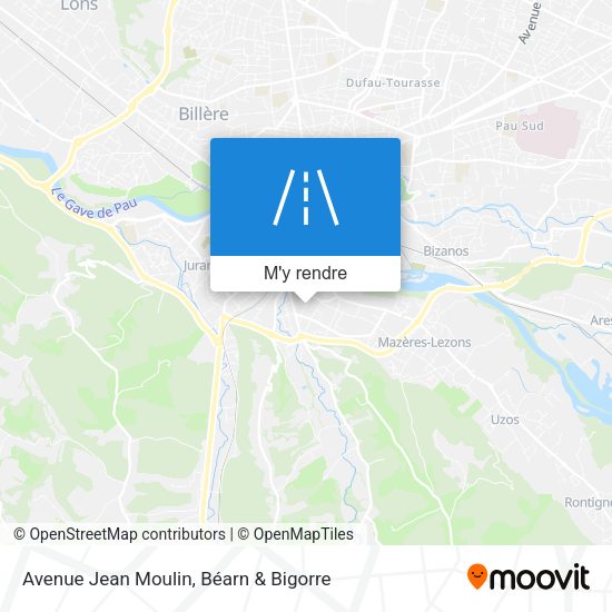 Avenue Jean Moulin plan