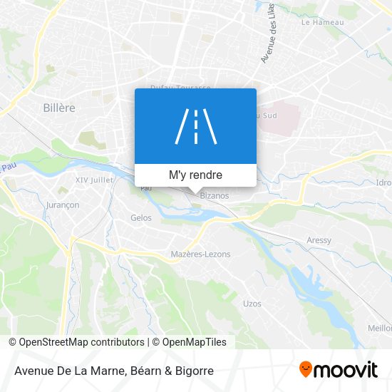 Avenue De La Marne plan