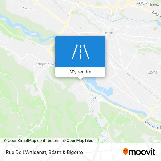 Rue De L'Artisanat plan