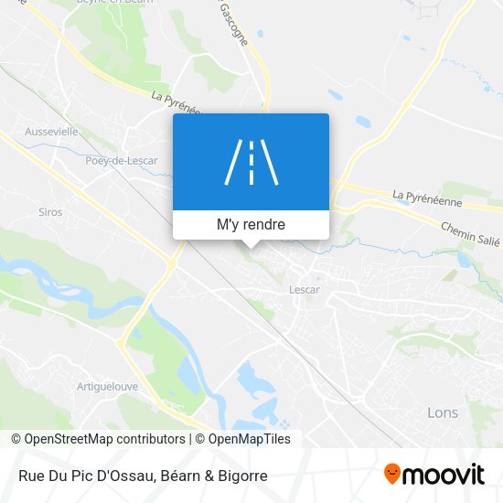 Rue Du Pic D'Ossau plan
