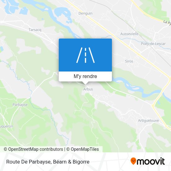 Route De Parbayse plan