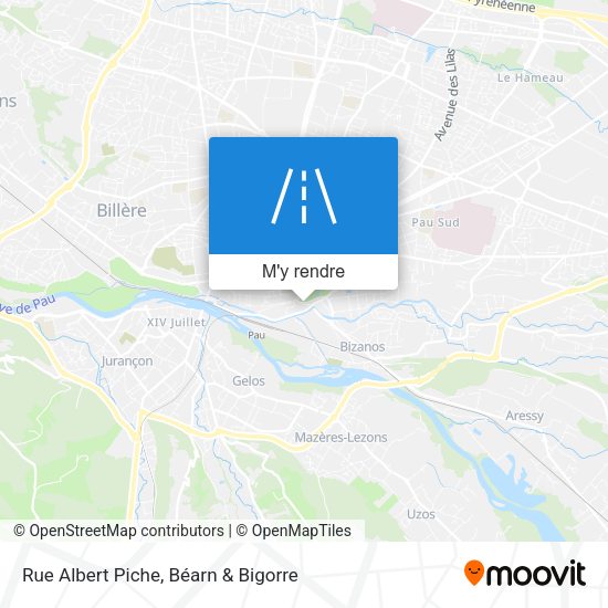 Rue Albert Piche plan