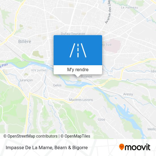 Impasse De La Marne plan