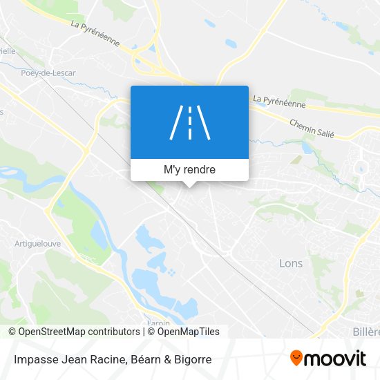 Impasse Jean Racine plan