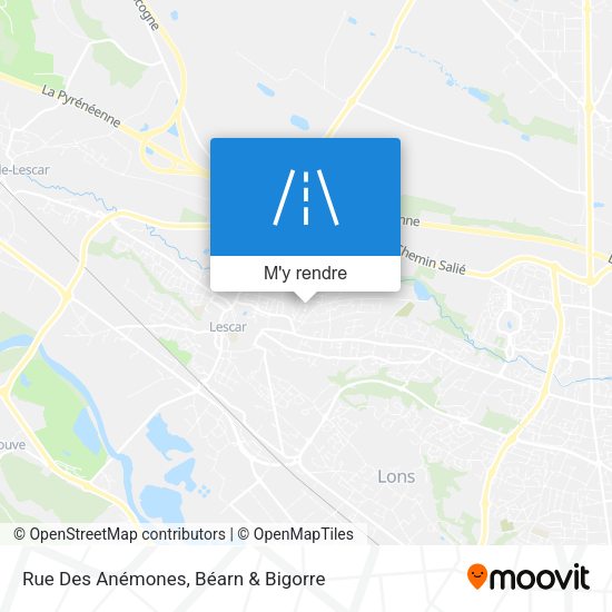 Rue Des Anémones plan