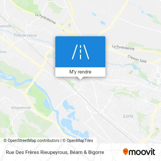 Rue Des Frères Rieupeyrous plan