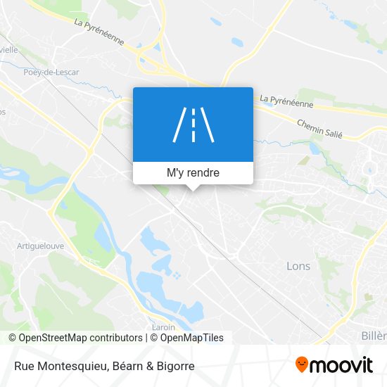 Rue Montesquieu plan