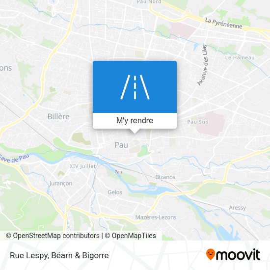 Rue Lespy plan