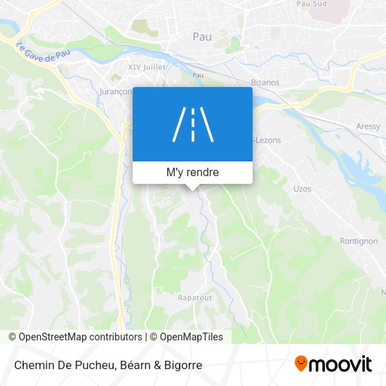 Chemin De Pucheu plan