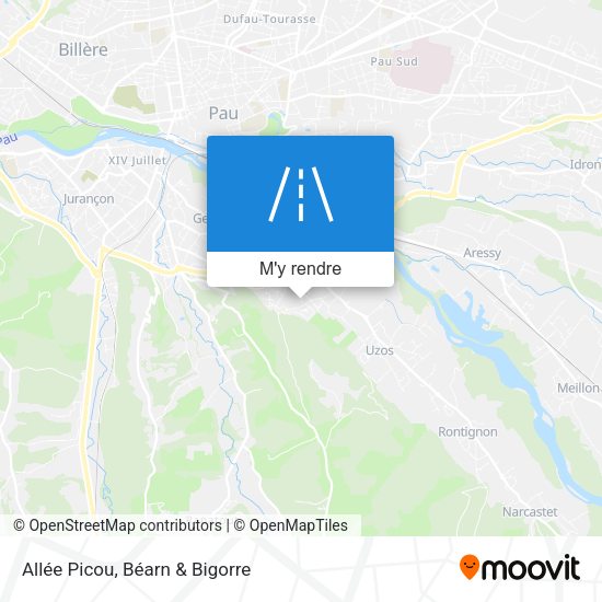 Allée Picou plan