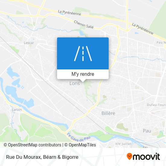 Rue Du Mourax plan