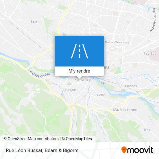 Rue Léon Bussat plan