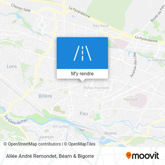 Allée André Remondet plan
