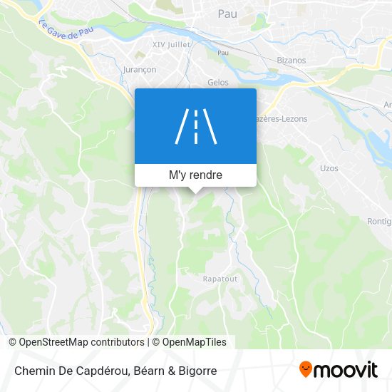 Chemin De Capdérou plan