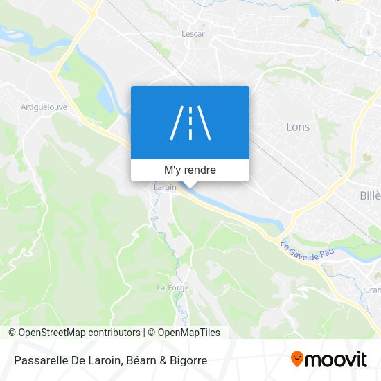 Passarelle De Laroin plan