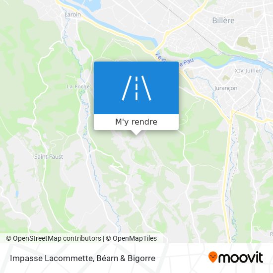 Impasse Lacommette plan